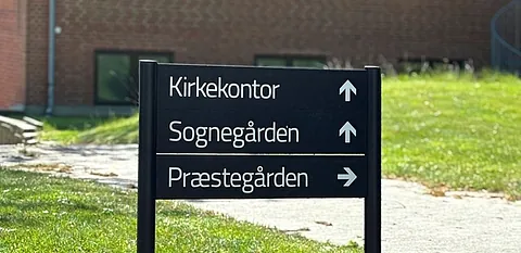 Vejviser til kirken